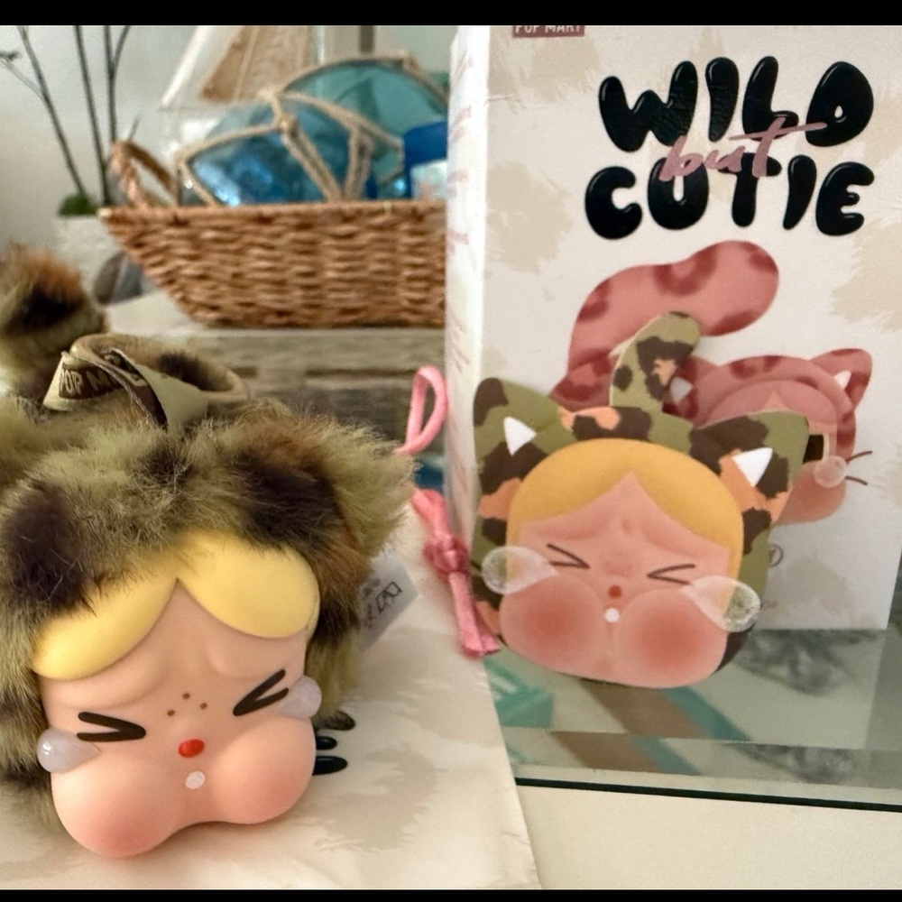 Popmart Crybaby Wild But Cutie Plush Pendant Camo Cutie